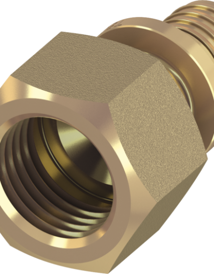 TECEflex Female Connector Dimension 20 x Rp 3/4", Silicon Bronze