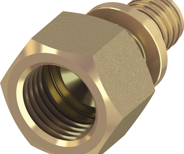 TECEflex Female Connector Dimension 25 x Rp 1″, Silicon Bronze - 1