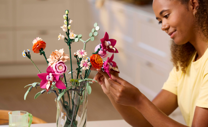 Piękny bukiet różowych kwiatów - 8