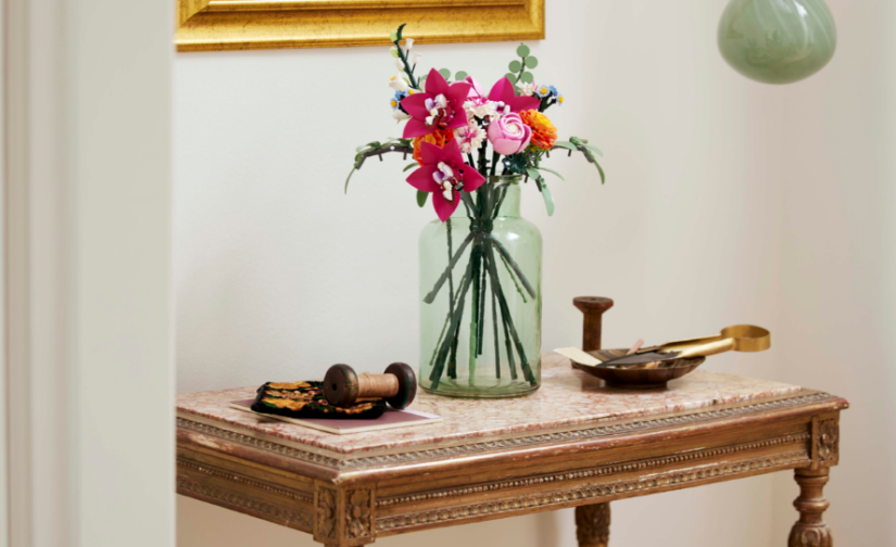 Piękny bukiet różowych kwiatów - 3