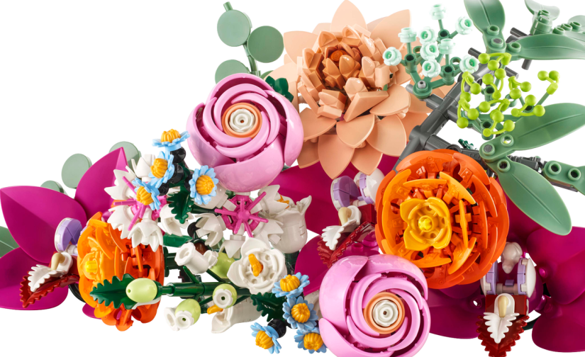 Piękny bukiet różowych kwiatów - 4