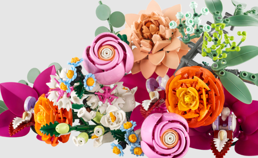 Piękny bukiet różowych kwiatów - 5