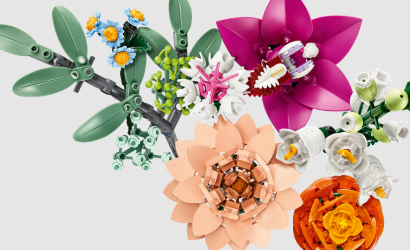 Piękny bukiet różowych kwiatów - 7