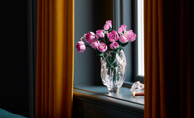 Bukiet różowych róż - 5