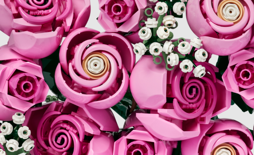 Bukiet różowych róż - 1