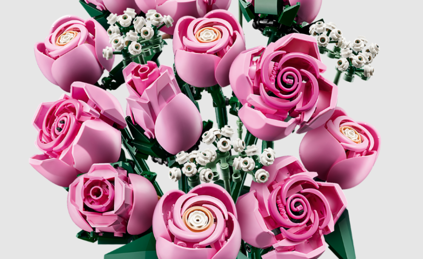 Bukiet różowych róż - 6