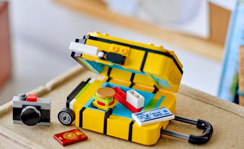 Żółta walizka podróżna - 5