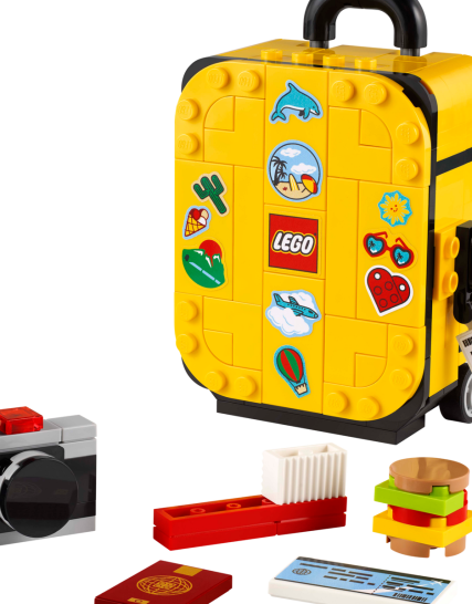 Żółta walizka podróżna