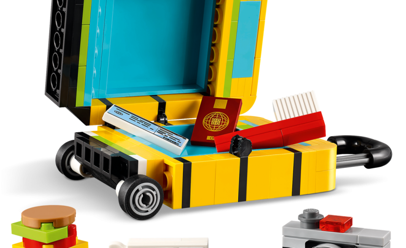 Żółta walizka podróżna - 3