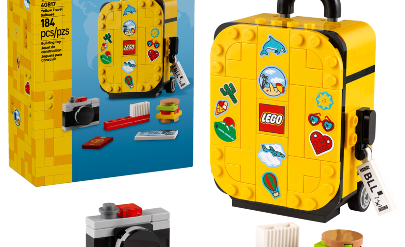 Żółta walizka podróżna - 2