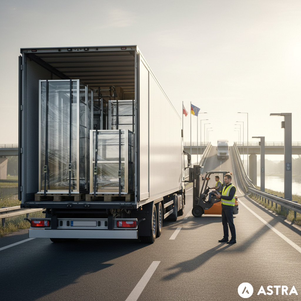 Poland Germany freight, transit time, freight rates, customs docs, cross-border transport, EU road