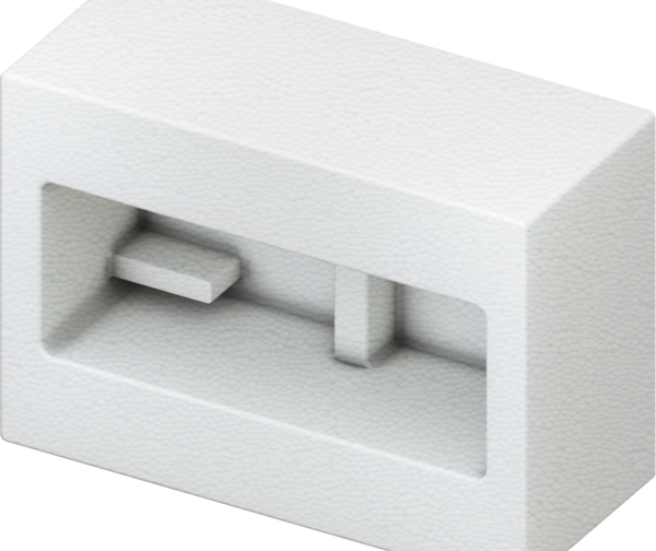 TECEbox szablon styropianowy do montażu zlicowanego - 1