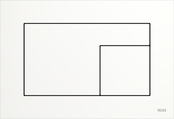 TECEvelvet przycisk spłukujący do WC, spłukiwanie dwoma ilościami wody - 2