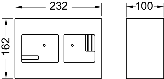 TECEbox szablon styropianowy do montażu zlicowanego - 2
