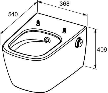 TECEneo toaleta myjąca, ciepła i zimna woda - 5