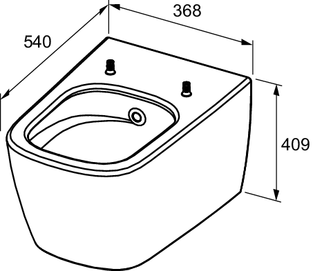 TECEneo toaleta myjąca, zimna woda - 5