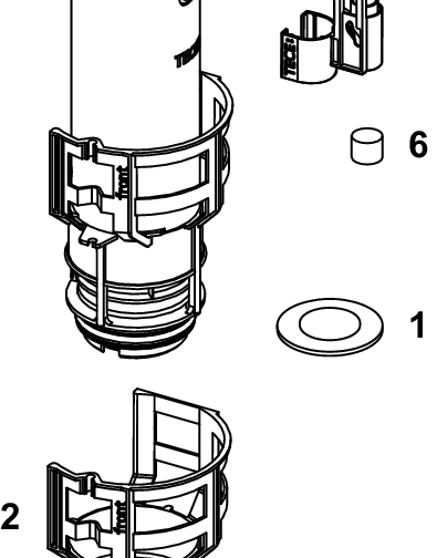 TECE zawór spustowy A 2 do spłuczek Base i Uni - 2