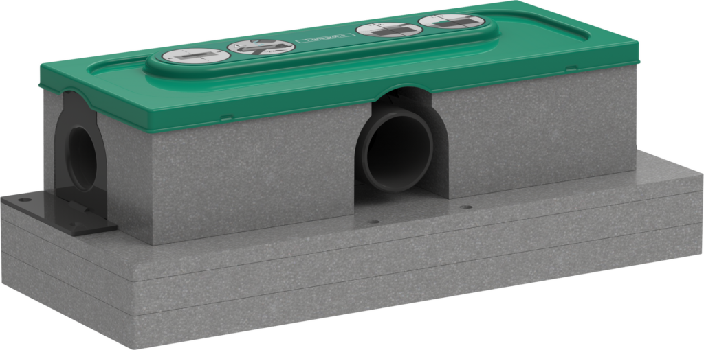 uBox universal Zestaw podstawowy do odpływu liniowego, montaż standardowy