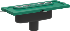 uBox universal Zestaw podstawowy do odpływu liniowego, montaż wertykalny