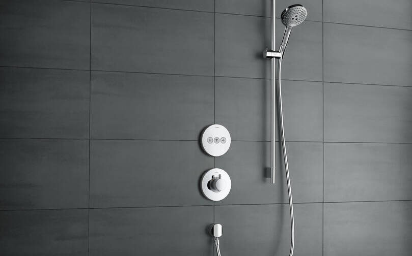 Raindance Select S Zestaw prysznicowy 120 3jet z drążkiem 90 cm - 5