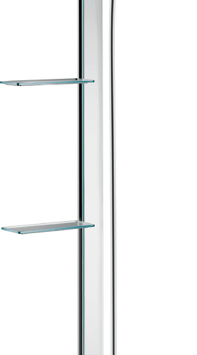 Rainfinity Zestaw prysznicowy 130 3jet z drążkiem 90cm i półką - 4