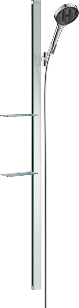 Rainfinity Zestaw prysznicowy 130 3jet z drążkiem 150 cm i mydelniczką