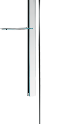 Rainfinity Zestaw prysznicowy 130 3jet EcoSmart z drążkiem S Puro 65 cm PushSlider i tekstylnym wężem Designflex 160 cm - 5