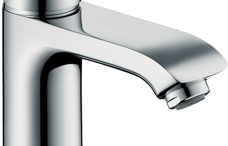 Metris Jednouchwytowa bateria umywalkowa 110 z kompletem odpływowym z cięgłem - 1