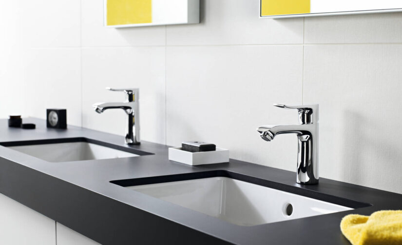 Metris Jednouchwytowa bateria umywalkowa 110 z kompletem odpływowym z cięgłem - 5