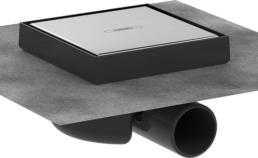 RainDrain Flex Element zewnętrzny odpływu liniowego 1000 z możliwością przycięcia, montaż odsunięty od ściany - 4