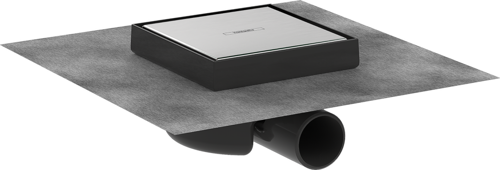 RainDrain Spot Kompletny odpływ punktowy 150/150, ruszt ozdobny/do wyłożenia płytkami