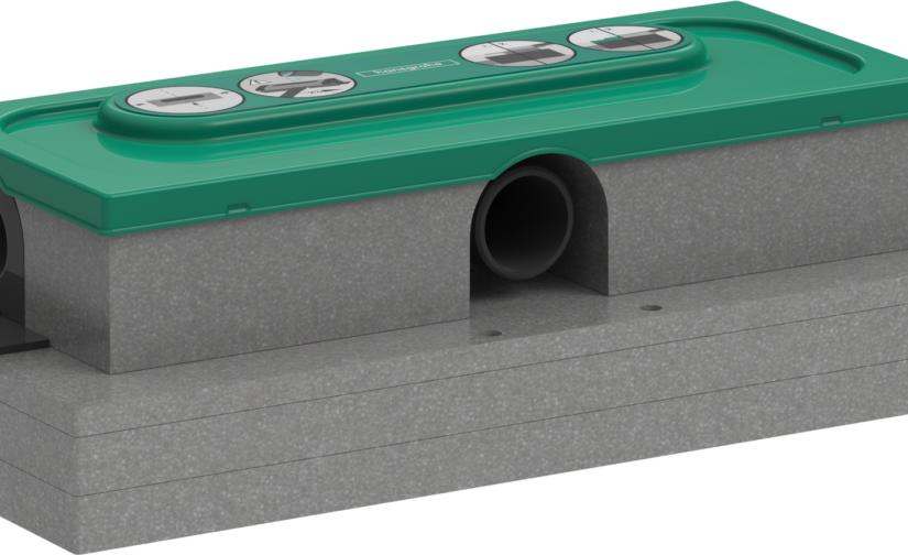 RainDrain Match Plus Element zewnętrzny odpływu liniowego 1000 ze stelażem o regulowanej wysokości - 10