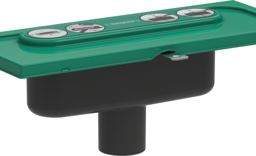 RainDrain Minimalistic Element zewnętrzny odpływu liniowego 700, montaż przyścienny - 4