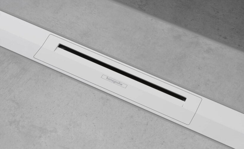 RainDrain Flex Element zewnętrzny odpływu liniowego 1600 z możliwością przycięcia, montaż odsunięty od ściany - 7