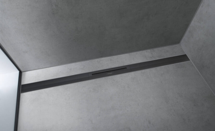 RainDrain Flex Element zewnętrzny odpływu liniowego 1600 z możliwością przycięcia, montaż odsunięty od ściany - 9