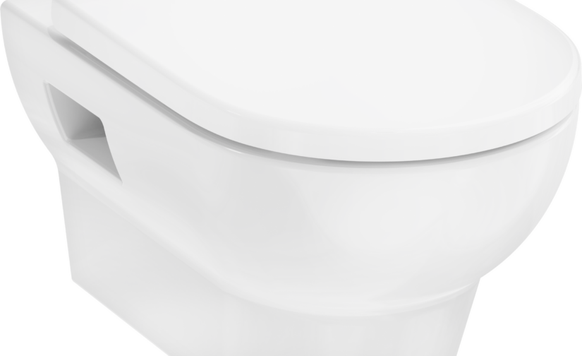 GladeLake S Miska wisząca WC 540, AquaChannel Flush z deską WC - 1