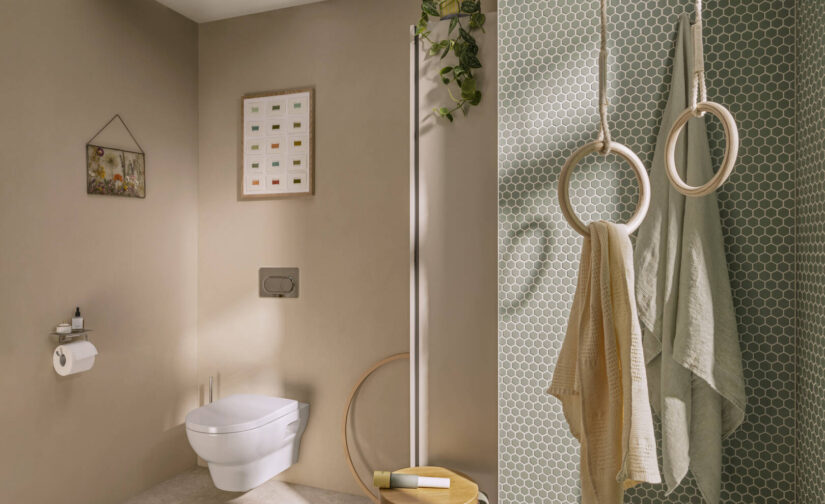 GladeLake S Miska wisząca WC 540, AquaChannel Flush z deską WC - 4