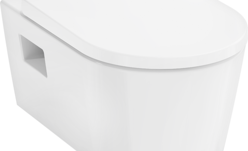 EluPura Original S Miska wisząca WC 540 AquaChannel Flush, z deską WC - 1