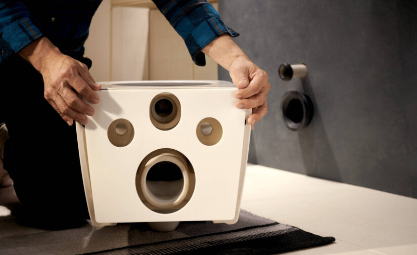 EluPura Original S Miska wisząca WC 540 AquaChannel Flush, z deską WC - 4