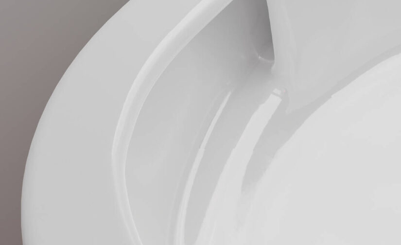 EluPura S Miska wisząca WC 540, bezkołnierzowa, AquaHelix Flush, HygieneEffect - 5