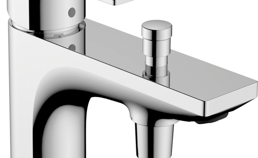 Rebris S Jednouchwytowa bateria wannowa, podtynkowa - 5