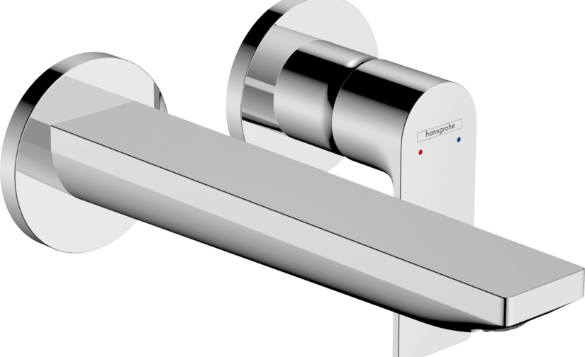 Rebris S Jednouchwytowa bateria umywalkowa z wylewką 20 cm, ścienna, podtynkowa - 6