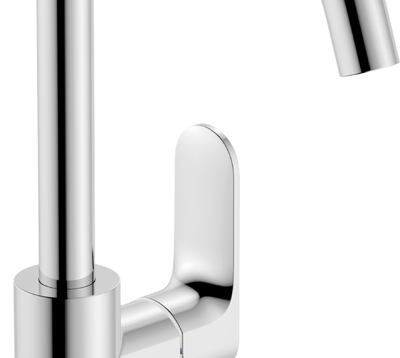 Rebris E Jednouchwytowa bateria umywalkowa z wylewką 20 cm, ścienna, podtynkowa - 8