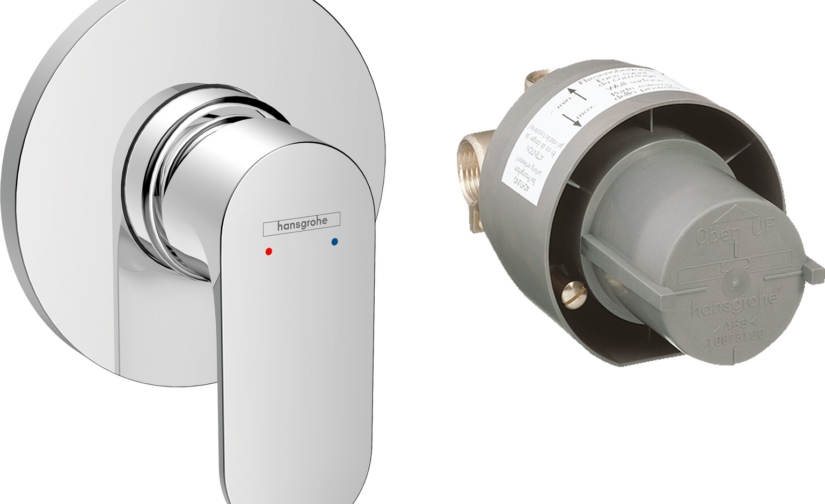 Rebris S Jednouchwytowa bateria prysznicowa, podtynkowa - 2