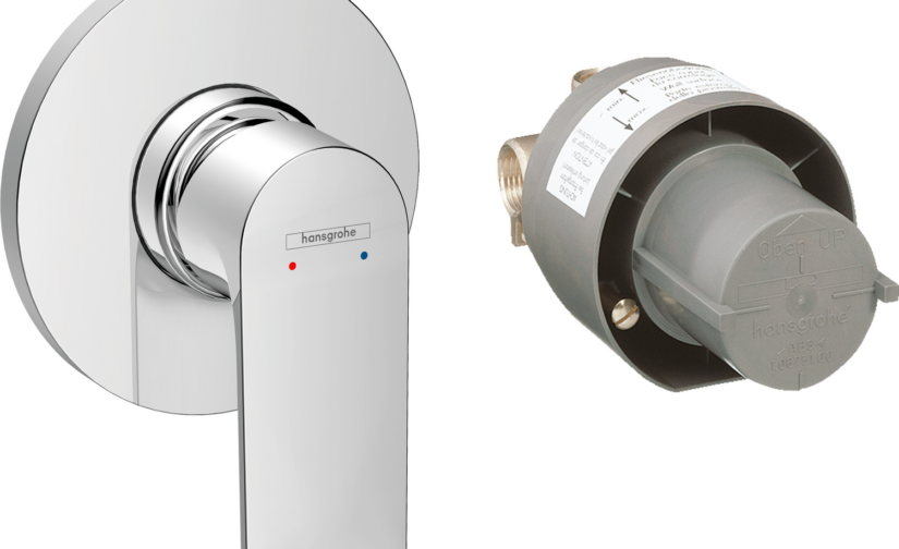 Rebris E Jednouchwytowa bateria prysznicowa, podtynkowa - 4