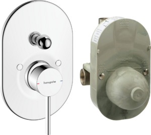 Zesis S Zestaw jednouchwytowej baterii wannowej, podtynkowej