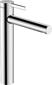 Zesis S Jednouchwytowa bateria umywalkowa 230 CoolStart do umywalek nablatowych z kompletem odpływowym z cięgłem