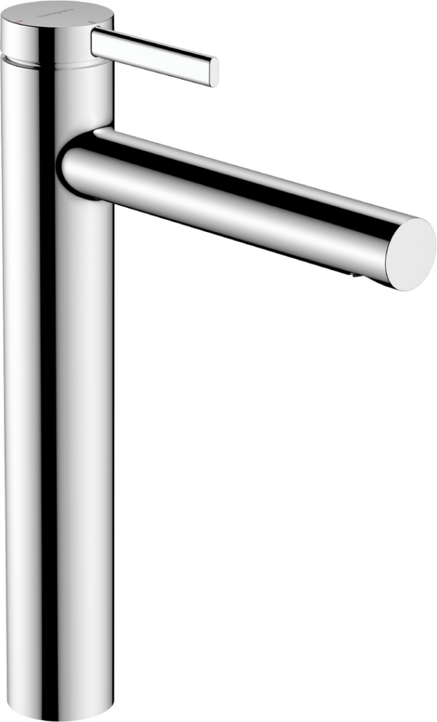 Zesis S Jednouchwytowa bateria umywalkowa 230 CoolStart do umywalek nablatowych z kompletem odpływowym z cięgłem