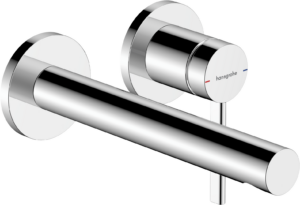 Zesis S Jednouchwytowa bateria umywalkowa z wylewką 19,4 cm, ścienna, podtynkowa