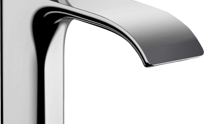 Vivenis Jednouchwytowa bateria umywalkowa 80 CoolStart z kompletem odpływowym z cięgłem - 5